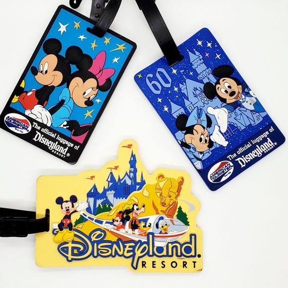 disneyland luggage tags